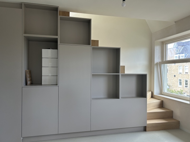 kastenwand in trap